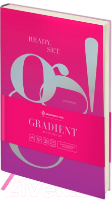 Изображение товара Ежедневник Greenwich Line Gradient. Ready. Set. Go / ENA5_44947 (136л)