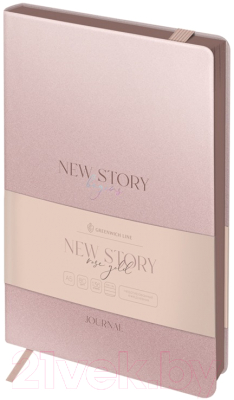 Изображение товара Ежедневник Greenwich Line New Story. Rose gold / ENA5_44967 (136л)