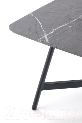 Журнальный столик Halmar Ferrara (серый мрамор/черный)