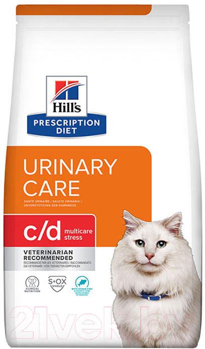 Сухой корм для кошек Hill's Prescription Diet c/d Multicare Urinary Stress Fish