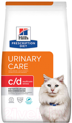 Сухой корм для кошек Hill's Prescription Diet c/d Multicare Urinary Stress Fish (1.5кг)