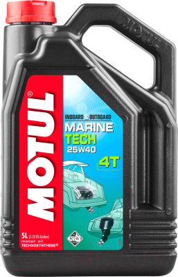 Моторное масло Motul Tech 4T SAE 25W40 (5л)