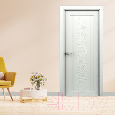 Дверь межкомнатная SMART Весна 70x200 (белый)