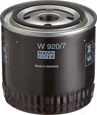 Масляный фильтр Mann-Filter W920/7