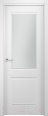 Дверь межкомнатная SMART Норд 60x200 (белый шелк/мателюкс матовое)