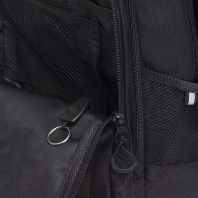 Рюкзак Grizzly RU-338-2 (черный/красный)