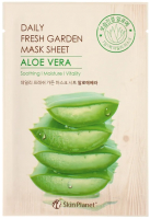 

Маска для лица тканевая Mijin Cosmetics, Skin Planet Daily Fresh Garden Алое