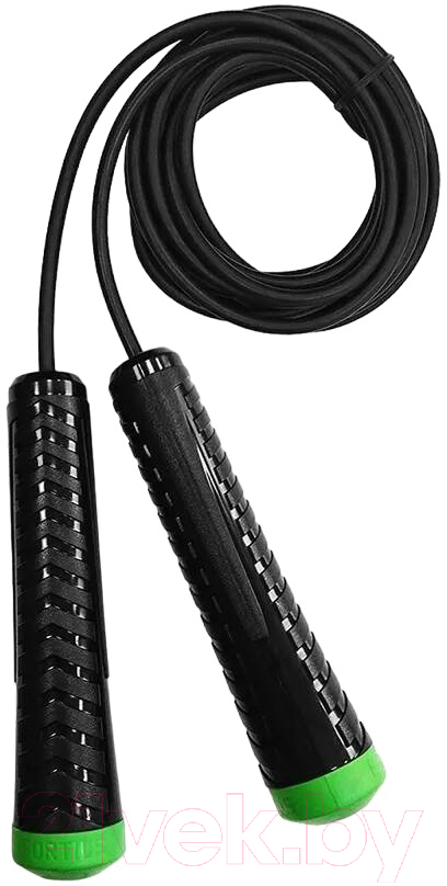 Скакалка Fortius F210401-3BE/LG (черный/зеленый)