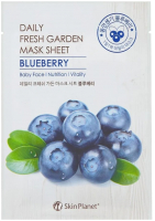 

Маска для лица тканевая Mijin Cosmetics, Skin Planet Daily Fresh Garden Черника