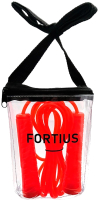 Скакалка Fortius F210401-3FO-B (оранжевый, в сумке) - 