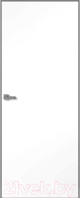 Дверь межкомнатная Graddoor Invisible 40 Black 70x200 левая (с выпрямителями, кромка с 4х сторон)