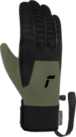 Перчатки лыжные Reusch Raptor R-Tex Xt Touch-Tec Burnt / 6202223-5710 (р-р 8, Olive/Black) - 