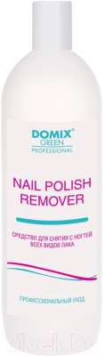 Жидкость для снятия лака Domix Green Nail Polish Remover With Acetone (1л)