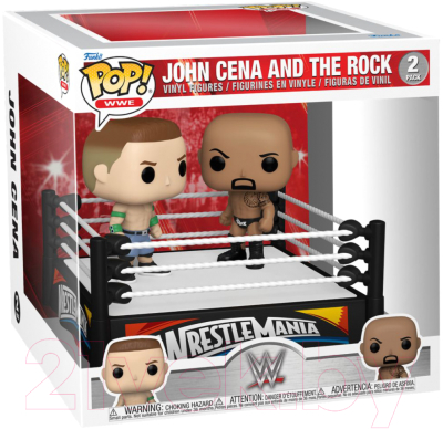 Набор фигурок коллекционных Funko POP! Moment. WWE – Cena vs Rock 2012 / 61463