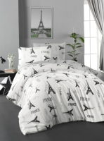 Комплект постельного белья Karven Young Style Ранфорс 1.5 / N022 Paris - 