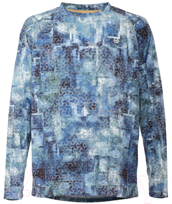 Изображение товара Лонгслив спортивный FHM Mark 632 (3XL, принт голубой)