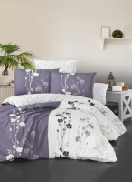 Комплект постельного белья Karven Ранфорс 1.5 / N022 Camelia Lilac - 