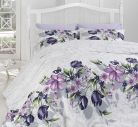 

Комплект постельного белья Karven, Ранфорс 1.5 / N022 Riella Lilac