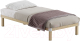 Односпальная кровать Домаклево Канапе 2 80x200 (береза/натуральный) - 