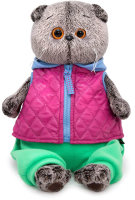 

Мягкая игрушка Budi Basa, Басик в теплом жилете / Ks25-168