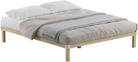 Полуторная кровать Домаклево Канапе 2 120x200 (береза/натуральный) - 