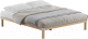 Двуспальная кровать Домаклево Канапе 2 200x200 (береза/натуральный) - 