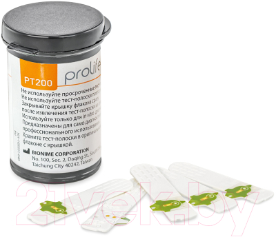 Тест-полоски для глюкометра Bionime PT200  (200шт)