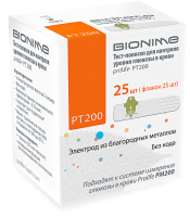 Тест-полоски для глюкометра Bionime PT200 (25шт) - 
