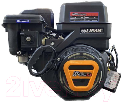 Двигатель бензиновый Lifan KP460E ECC (192FD-P) D25 18А