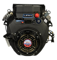 Двигатель бензиновый Lifan LF2V80F-A 29 л.с. D25 20А (датчик давл/м, м/радиатор, счетчик моточасов) - 