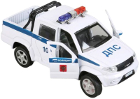 Автомобиль игрушечный Технопарк UAZ Pickup Полиция / PICKUP-P-WH - 