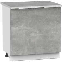 Шкаф-стол кухонный Интермебель Микс Топ ШСР 850-3-800 (бетон/венато) - 