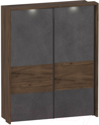 Паспарту для шкафа Мебельград Глазго с раздвижными дверями 2-х дверный 190x24x235 (таксония)