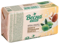 

Мыло твердое ВЕСНА, Олива и миндальное молочко