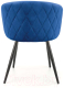 Миниатюра изображения товара Стул Halmar K430 (темно-синий/черный)