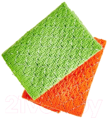 Набор салфеток хозяйственных Sungbo Cleamy Silver Acrylic Scrubber (2шт)
