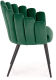 Миниатюра изображения товара Стул Halmar K410 (темно-зеленый/черный)
