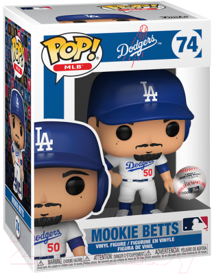 Фигурка коллекционная Funko POP! MLB. Dodgers – Mookie Betts Home Uniform / 55693