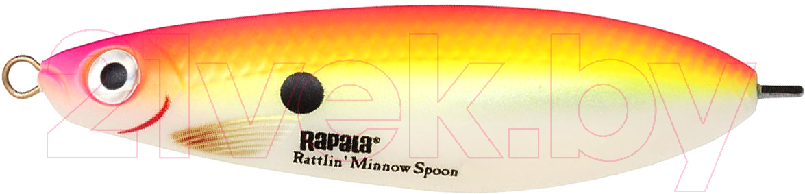Блесна Rapala Rattlin Minnow Spoon / RMSR08PSU