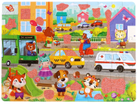 

Пазл Puzzle Time, Собери, найди, покажи. Город зверят / 7296147