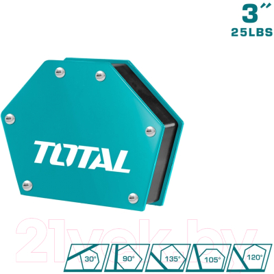 Магнитный фиксатор TOTAL TAMWH6002 (6шт)