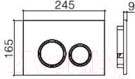 Унитаз подвесной с инсталляцией WeltWasser Amberg 350 ST+ Baarbach 004 GL-WT+ Amberg RD-BL