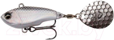 Тейл-спиннер Savage Gear Fat Tail Spin Sinking White Silver / 71768