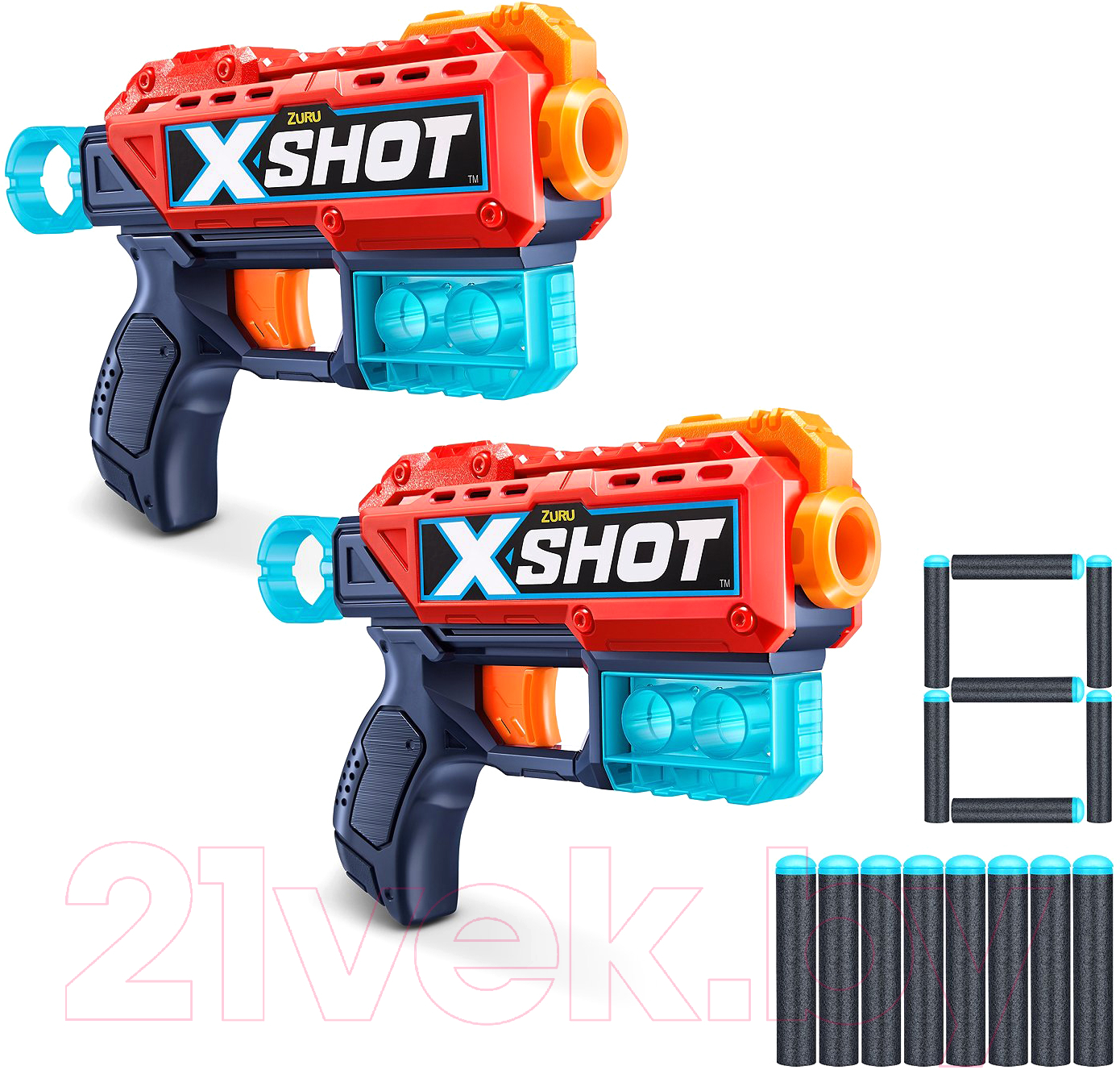 Набор игрушечного оружия Zuru X-Shot Ексель – Дабл Кикбек / 36202