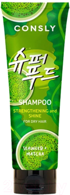 Шампунь для волос Consly Seaweed & Matcha (250мл)