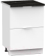 Шкаф-стол кухонный Интермебель Микс Топ ШСР 850-11-500 (белый премиум/тунис) - 