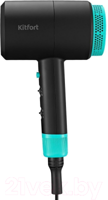 Фен Kitfort KT-3228-3  (черный/бирюзовый)