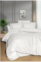 Комплект постельного белья Karven Бамбук Евро / N057 Bermetta White - 