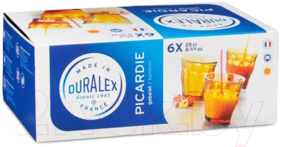 Набор стаканов Duralex Picardie Amber 1027DB06C1111 (6шт)