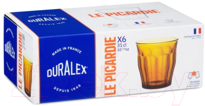Набор стаканов Duralex Picardie Amber 1028DB06C0111 (6шт)